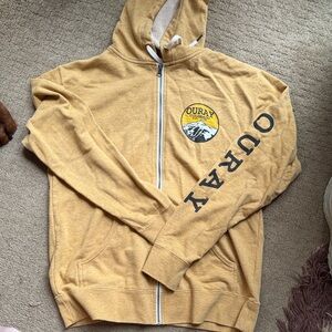 Men’s Mustard Zip Hoodie